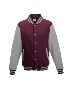 Just Hoods By AWDis JHA043 Men's 80/20 Heavyweight Letterman Jacket
