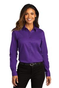 Port Authority LW808 Ladies Long Sleeve SuperPro ™ React ™ Twill Shirt