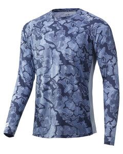 HUK H12L003 Men's Lopro Camo Long-Sleeve T-Shirt