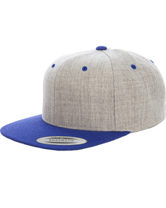 Yupoong 6089MT Adult 6-Panel Structured Flat Visor Classic Two-Tone Snapback