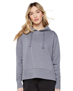LAT 3536 Ladies' Vintage Wash Fleece Hooded Sweatshirt