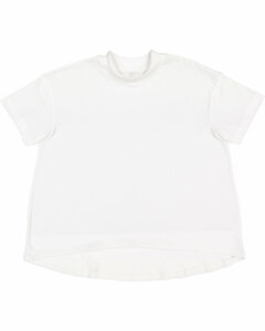 Women s White High Low Hem 100 Cotton T Shirts ShirtSpace