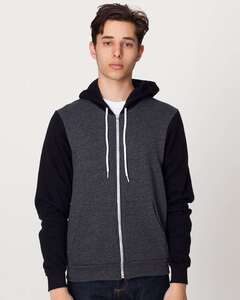 American Apparel F497 USA Collection Flex Fleece Zip Hoodie
