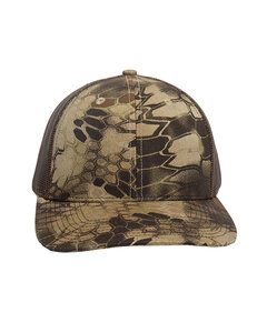 Outdoor Cap OC771 Structured Trucker With Solid Mesh Back Hat