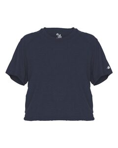 Badger Sport 4963 Tri Blend Women's Crop Tee