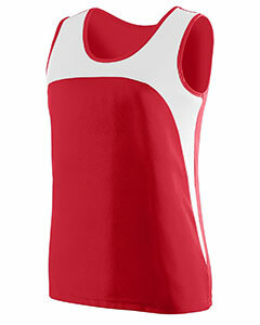 Augusta Sportswear 342 Ladies Wicking Polyester Sleeveless Jersey with Contrast Inserts