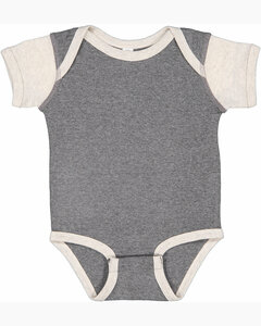 Rabbit Skins 4400 Infant Baby Rib Bodysuit