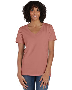 ComfortWash by Hanes GDH125 Ladies' V-Neck T-Shirt