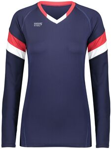 HighFive 342242 Ladies TruHit Tri-Color Long Sleeve Jersey