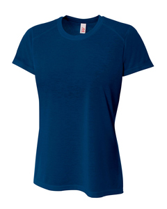 A4 NW3264 Ladies' Shorts Sleeve Spun Poly T-Shirt