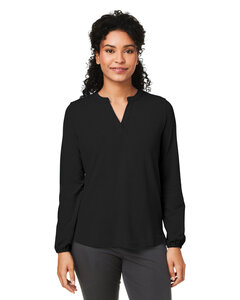 Devon & Jones DP122W Ladies' Raleigh Half-Placket Knit Top