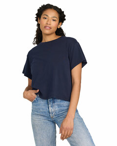 US Blanks US531OR Ladies' Organic Baby Rib Crop T-Shirt