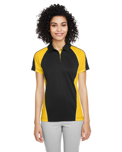 Harriton M385W Ladies' Advantage Snag Protection Plus IL Colorblock Polo