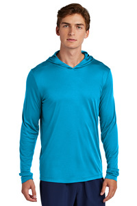Sport-Tek Blue Hooded T Shirt Apparel