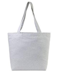 Gemline 102036 Aware™ Recycled Cotton Shopper Tote Bag With Interior Zip Pocket