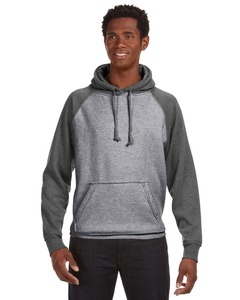 J America JA8885 Adult Vintage Heather Pullover Hood