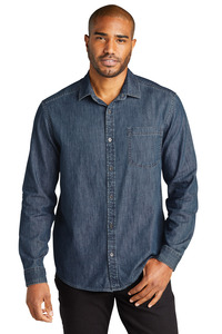 Port Authority W676 Long Sleeve Perfect Denim Shirt