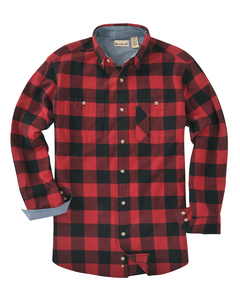 Backpacker BP7040T Men's Tall Yarn-Dyed Long-Sleeve Brushed Flannel