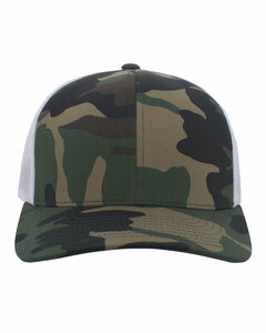 Pacific Headwear 108C Camo Snapback Trucker Cap