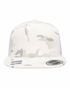 Yupoong 6006W Adult Classic Trucker with White Front Panel Cap