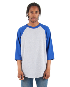 Shaka Wear SHRAG Adult 6 oz., 3/4-Sleeve Raglan T-Shirt