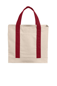 Port Authority BG429 Cotton Canvas Two-Tone Tote