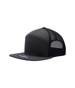 Mega Cap 6824 Cotton Twill 7 Panel Trucker