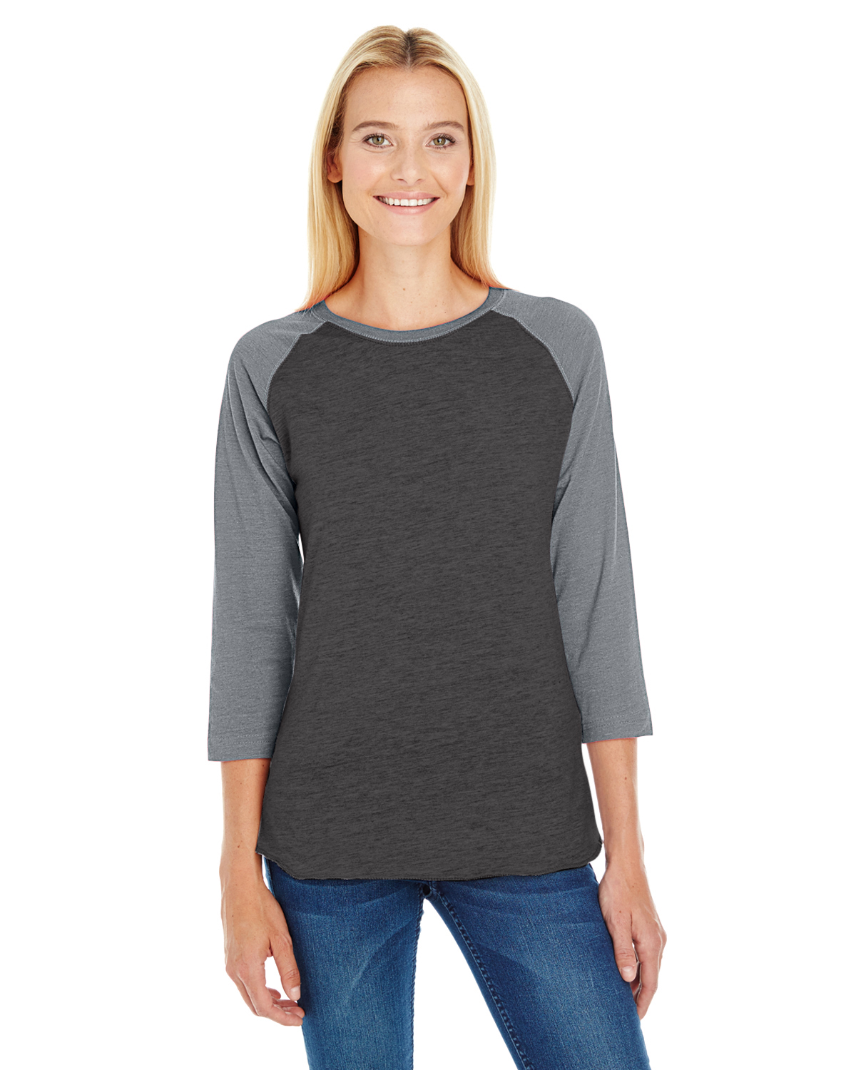 LAT & Rabbit Skins Baseball Raglan T-Shirt
