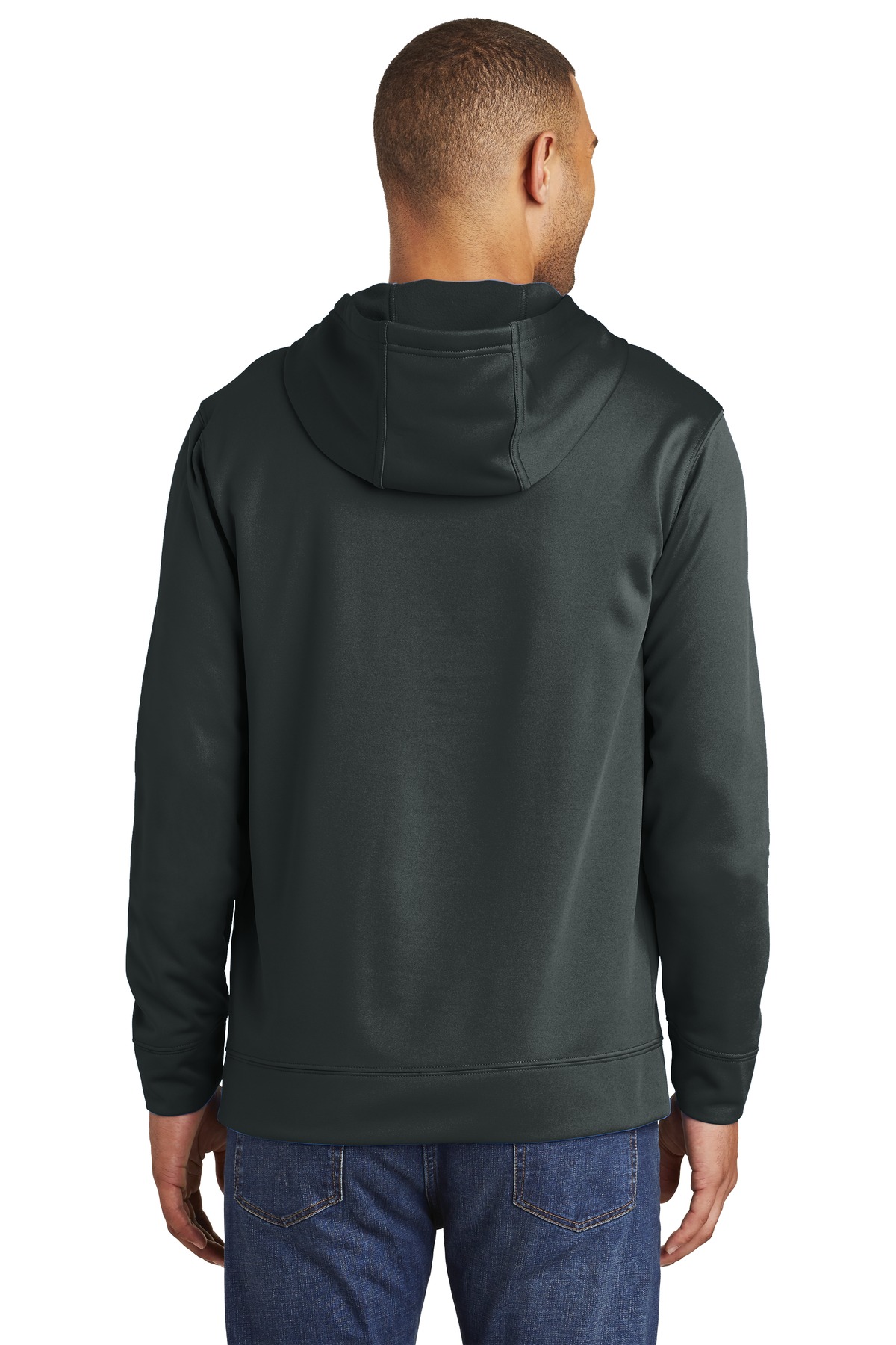Port & Co Men's Performance Fleece Hoodie - Dry Zone Tech, Pullover Sweatshirt With Hood & Pocket