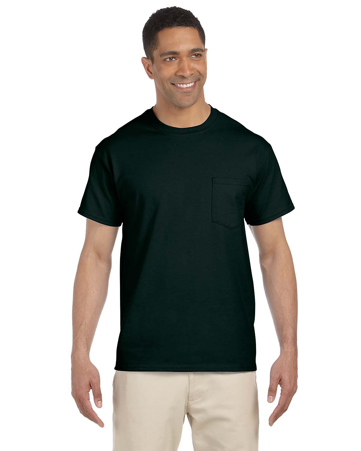 Gildan G2300 Ultra Cotton Adult T-Shirt with Pocket - White, XL