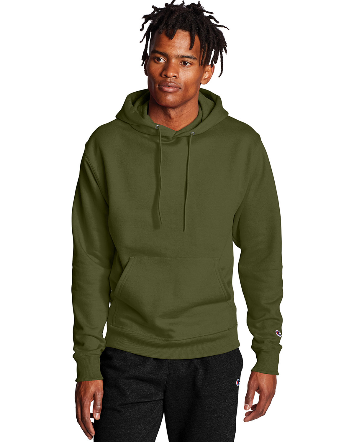 Champion sweater dark outlet green grey