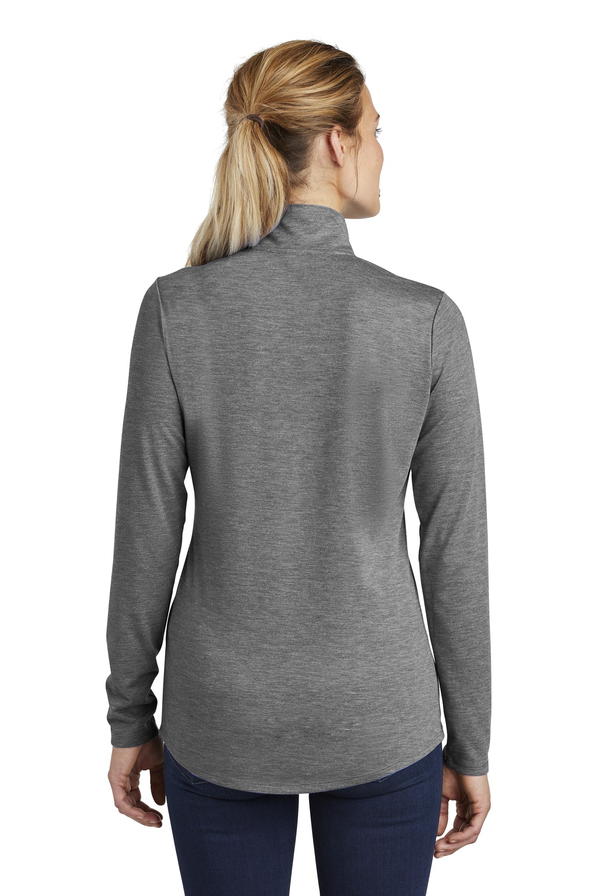 Joe's USA Ladies 1/2-Zip Pullover Sweatshirt – Moisture Wicking, Stretch Fit, Sizes XS To 4XL