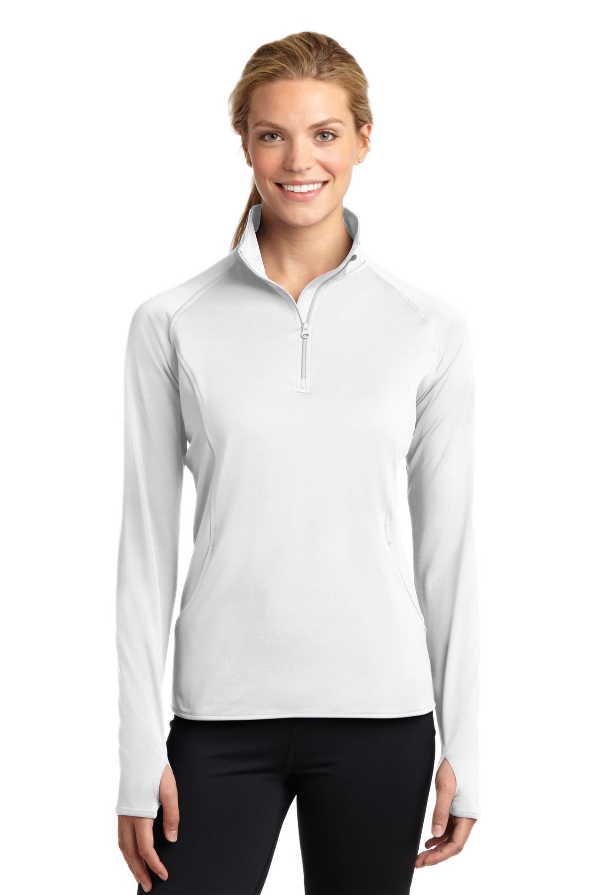 Spyder Women's Tempting Zip T-Neck – Ladies Pullover Long Sleeve Active  Shirt, X-Small, White at  Women's Clothing store