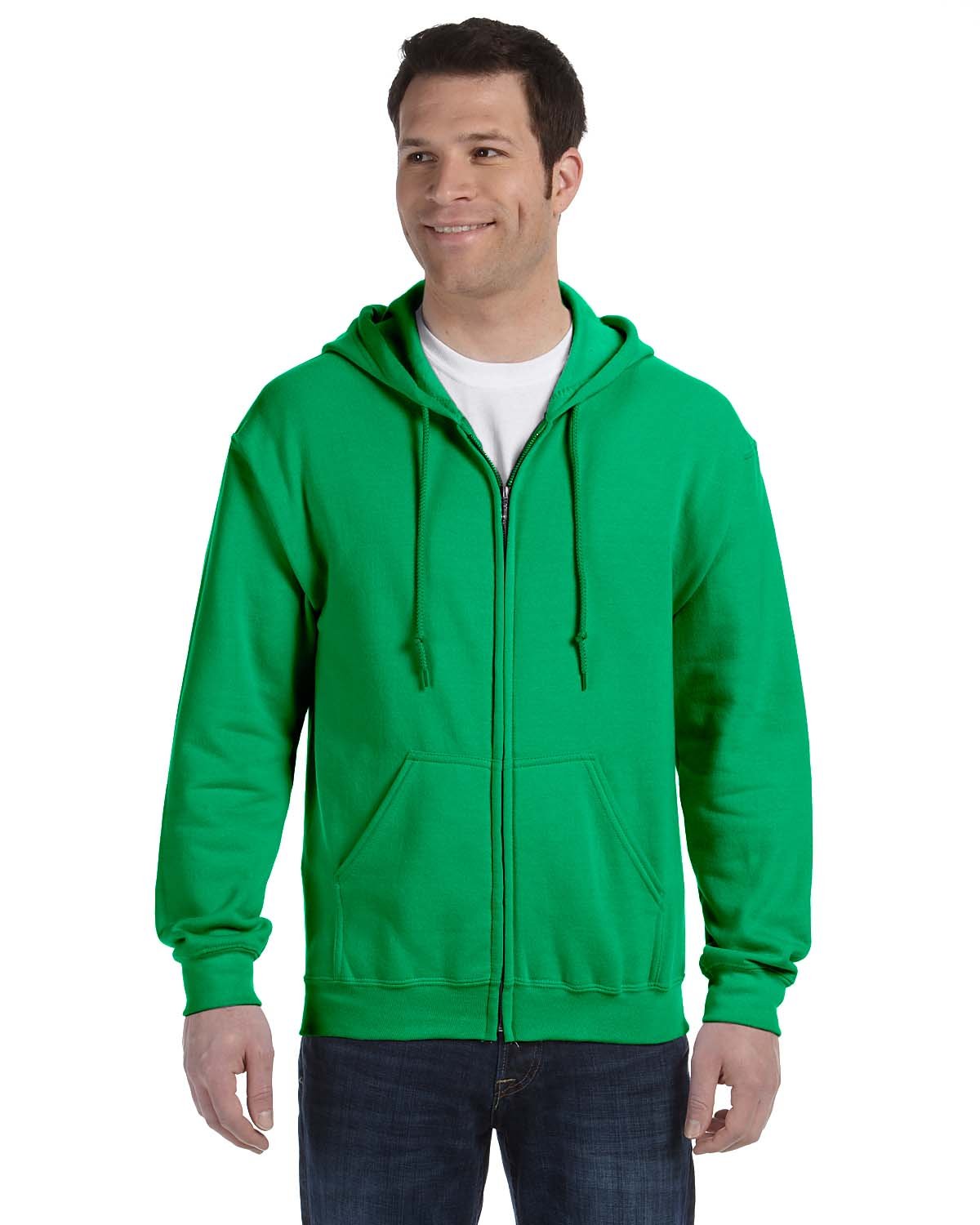 Mens gildan discount zip up hoodie