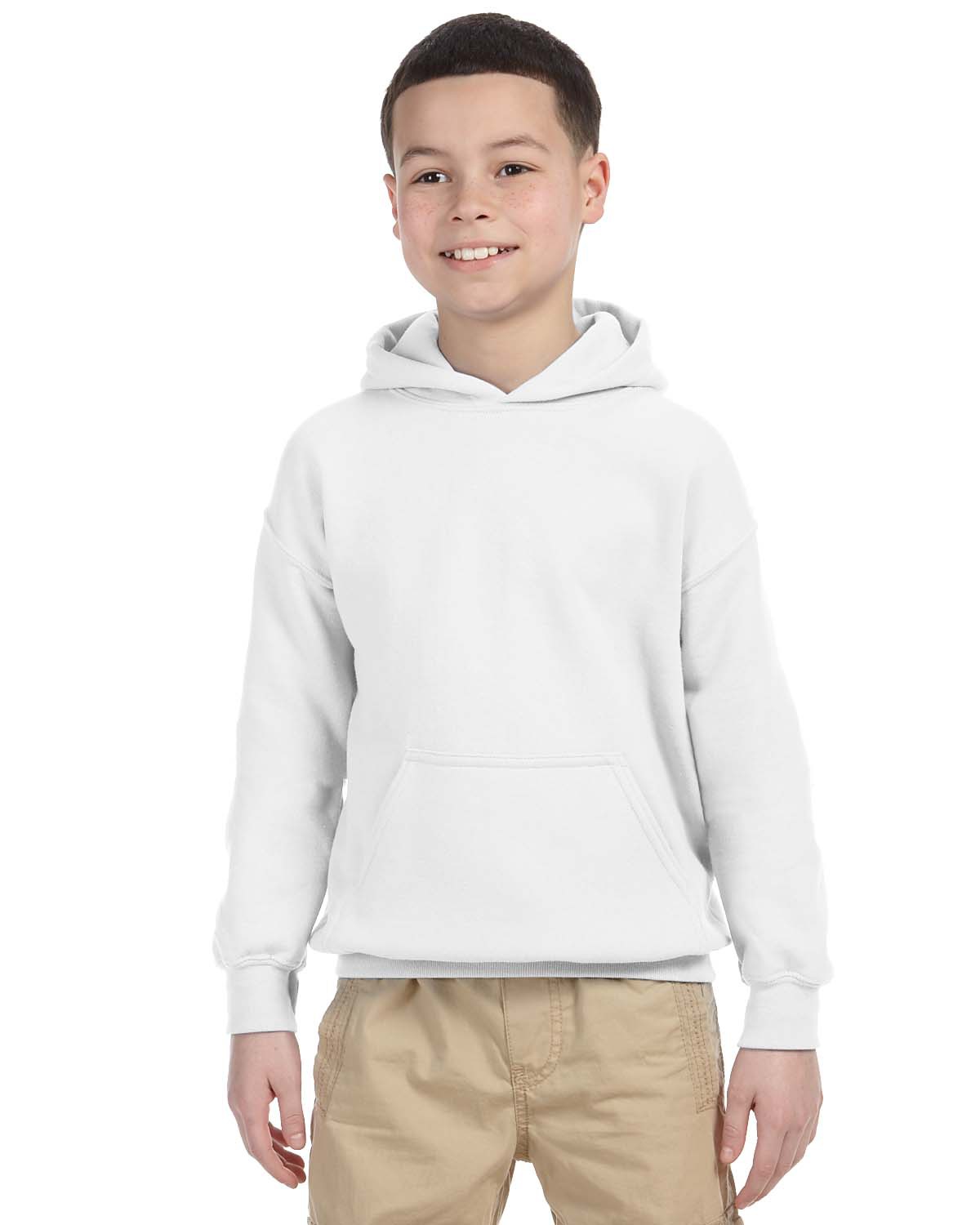 Gildan G185B Youth Heavy Blend Hooded Sweatshirt ShirtSpace