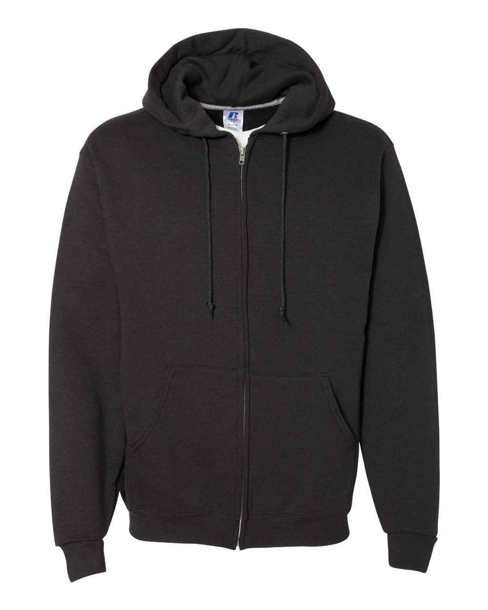 Russell Athletic 697HBM Dri Power Fleece Full Zip Hood Black 2XL