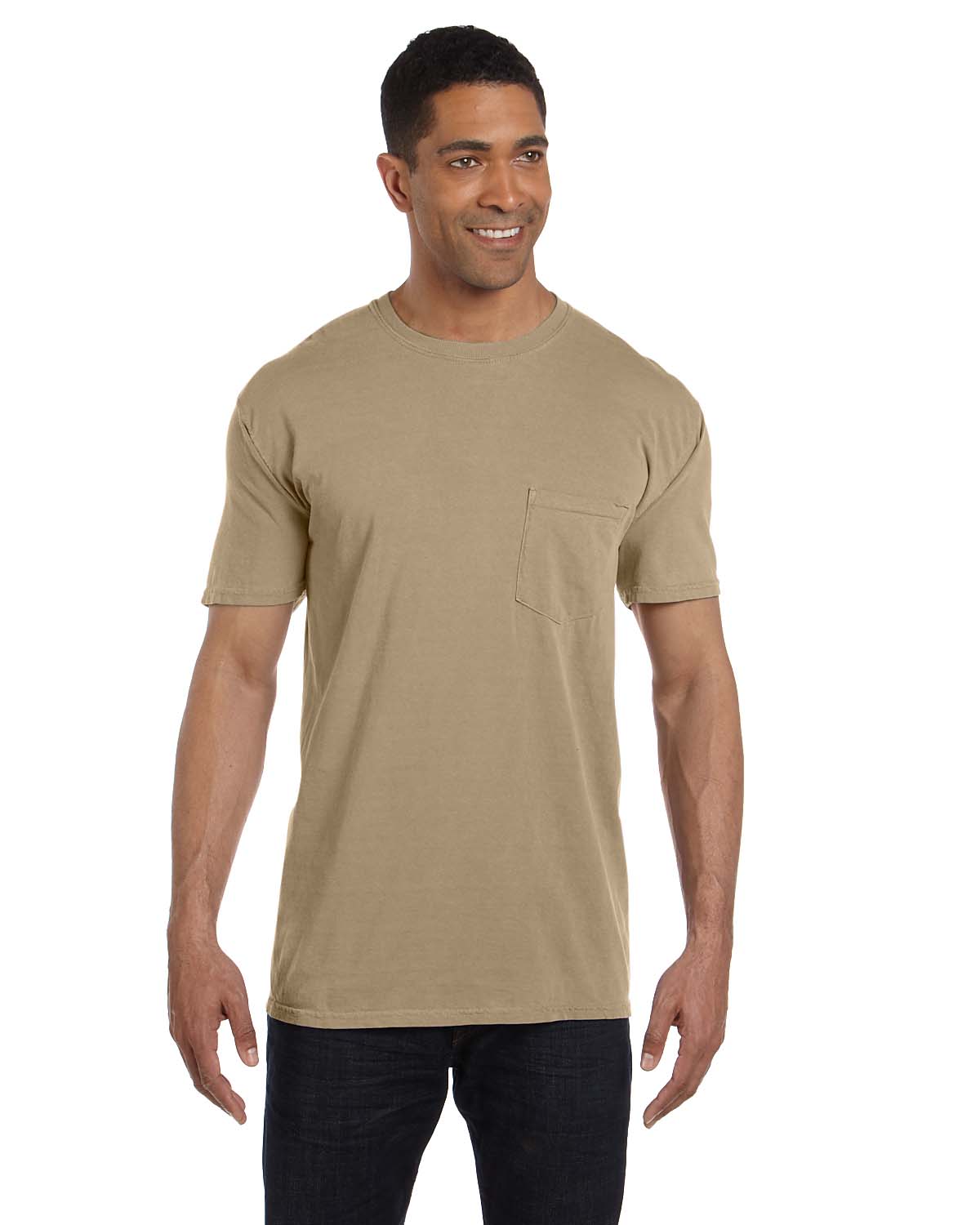 Comfort Colors Women's Heavyweight Pocket T-Shirt - Melon Color, Size Medium, 6030CC Style - View #10