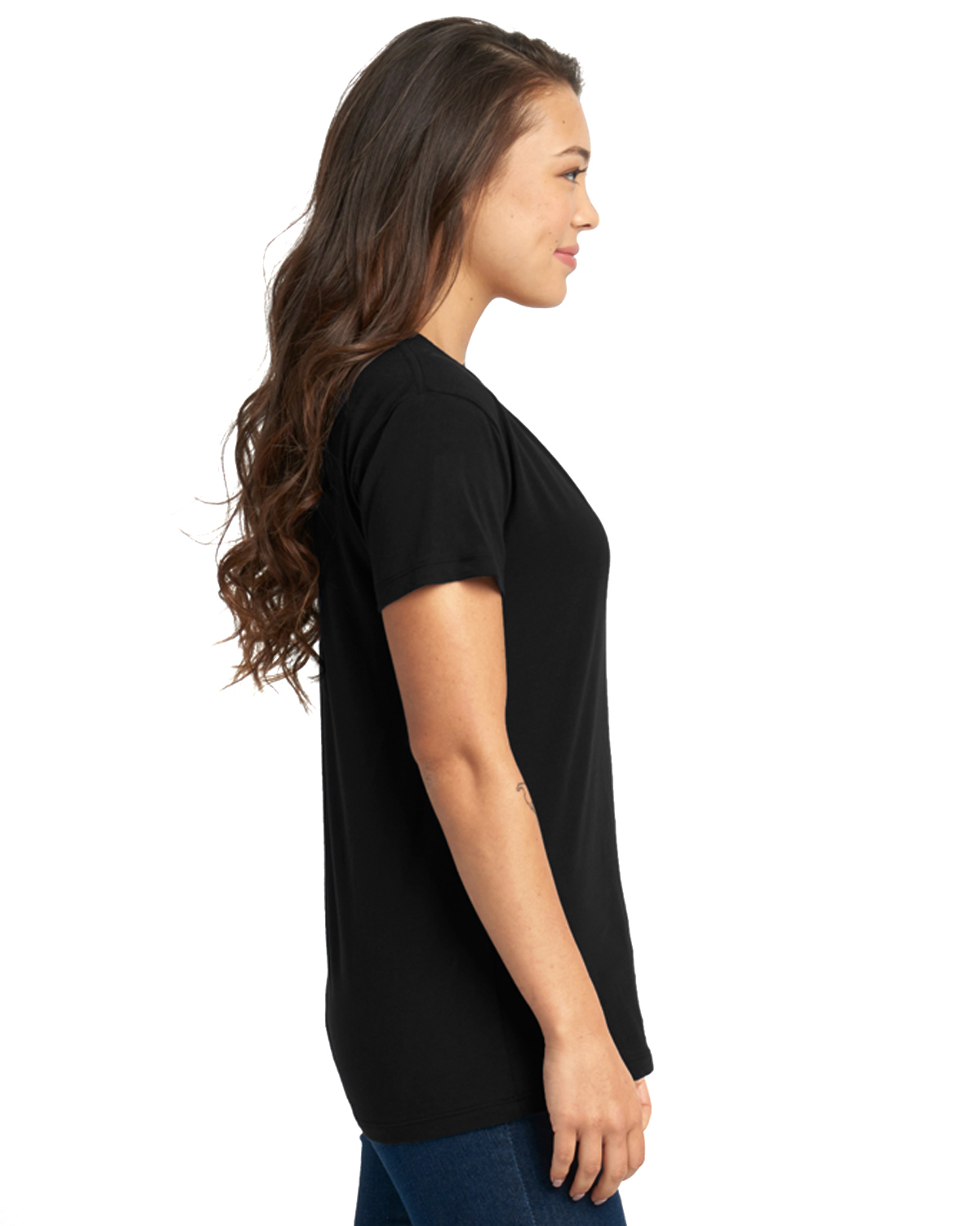 Next Level 3940 Ladies Relaxed V Neck T Shirt Shirtspace