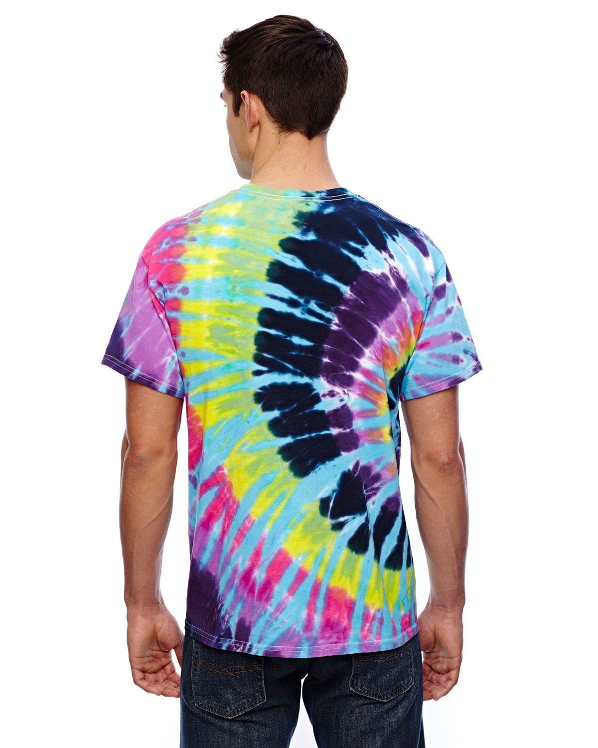 Tie-Dye CD101 | Adult 5.4 oz. 100% Cotton Spider T-Shirt | ShirtSpace