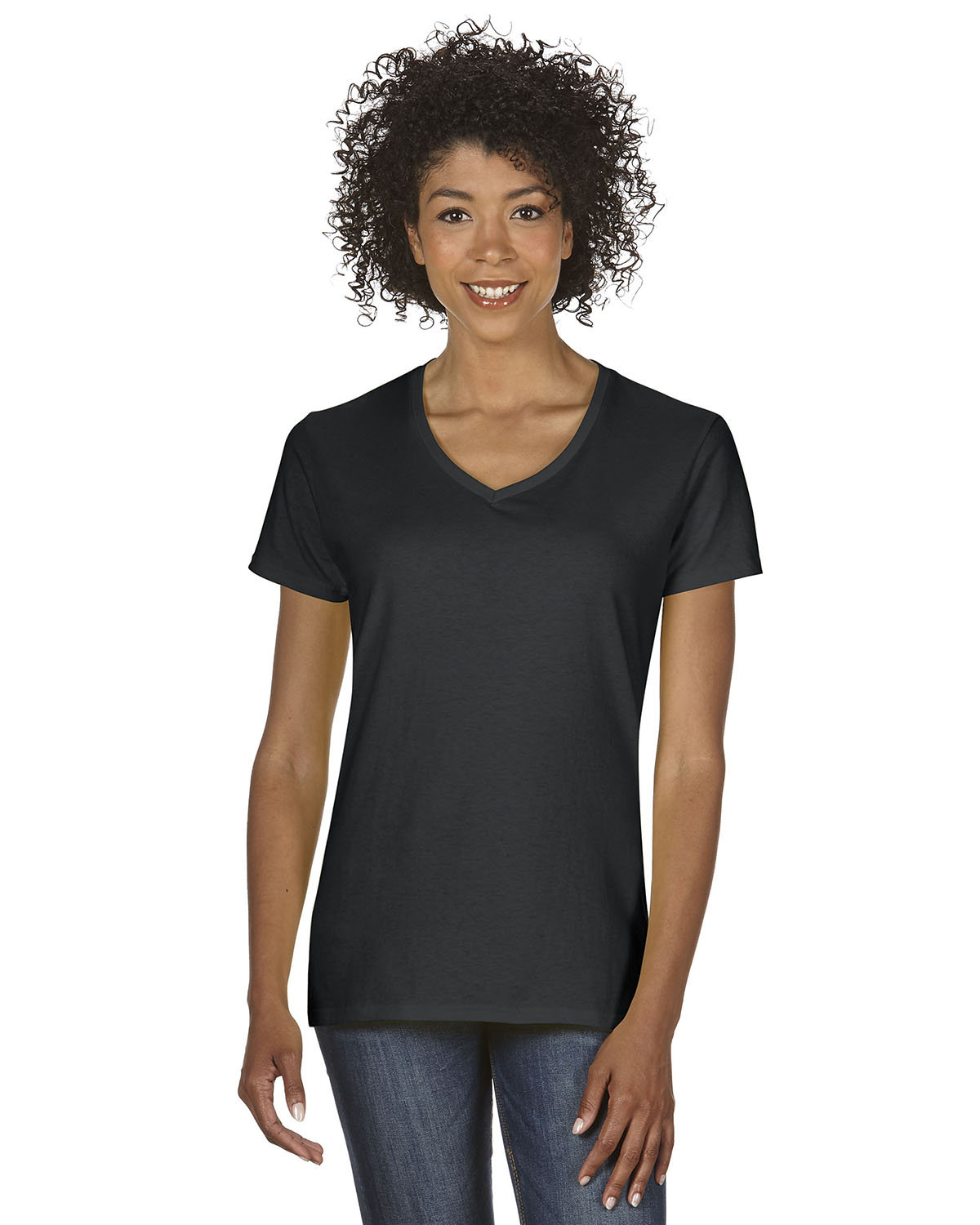 Gildan G500VL | Ladies Heavy Cotton ™ 100% Cotton V-Neck T-Shirt