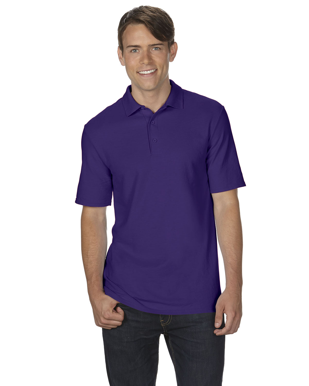 DOUBLE KNIT POLO LIGHT GREY – PHINGERIN