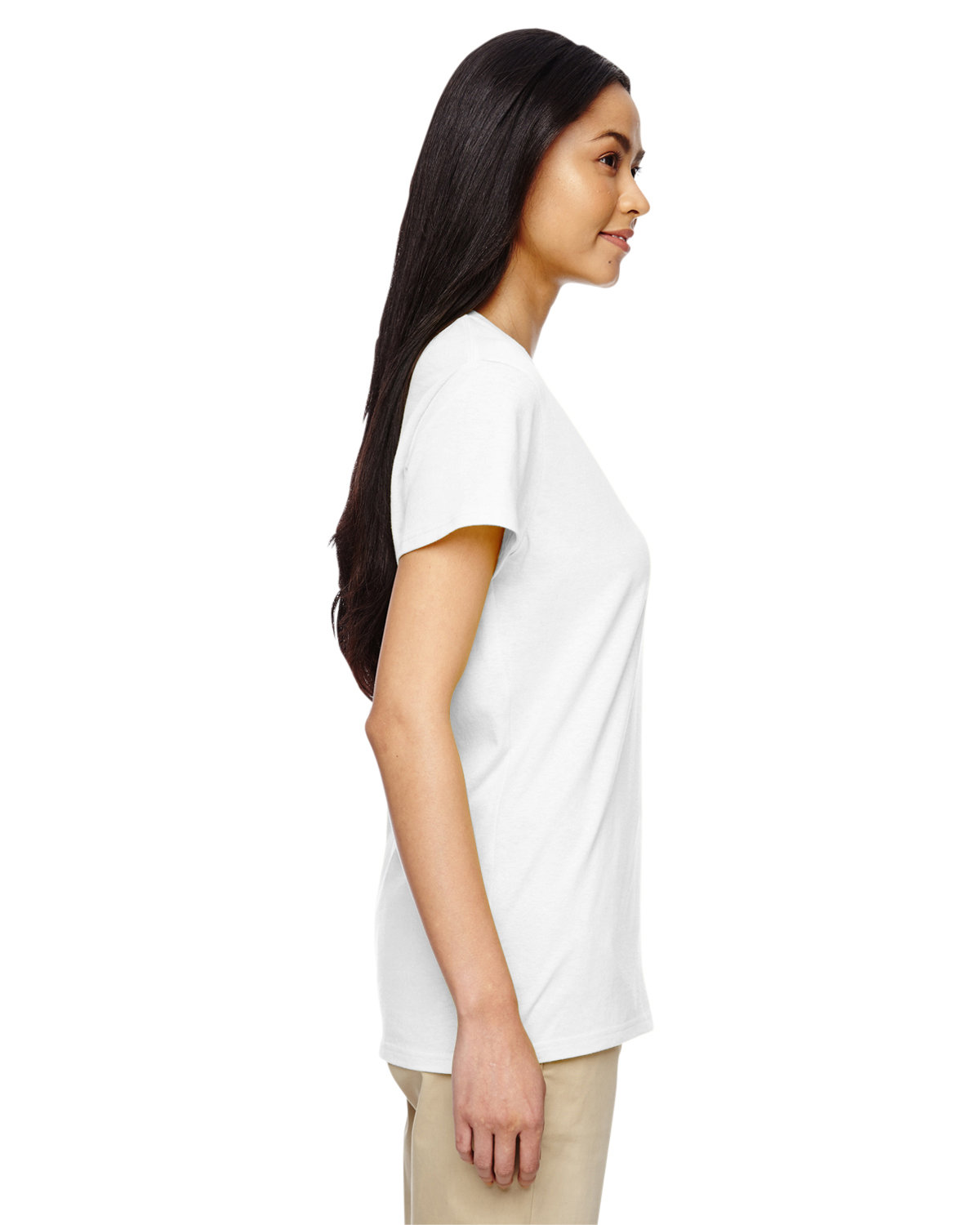 Gildan G500VL | Ladies Heavy Cotton ™ 100% Cotton V-Neck T-Shirt ...