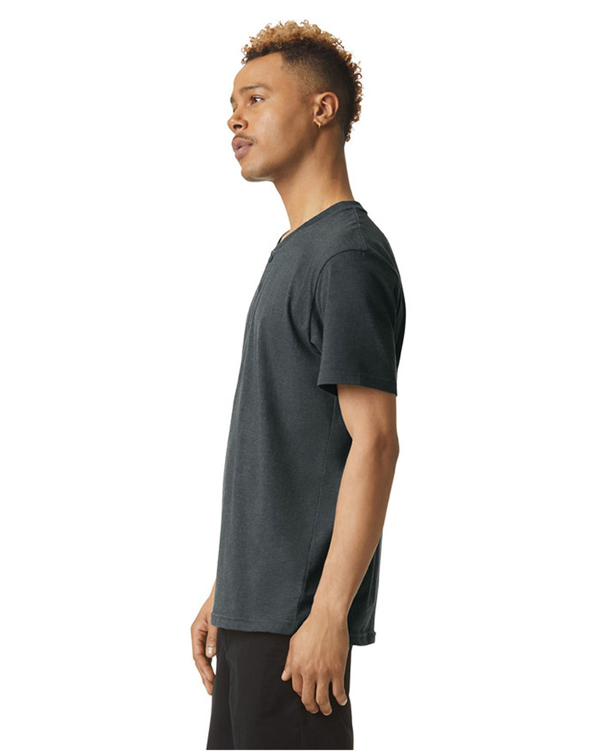 American Apparel 2004CVC Unisex CVC Henley T-Shirt
