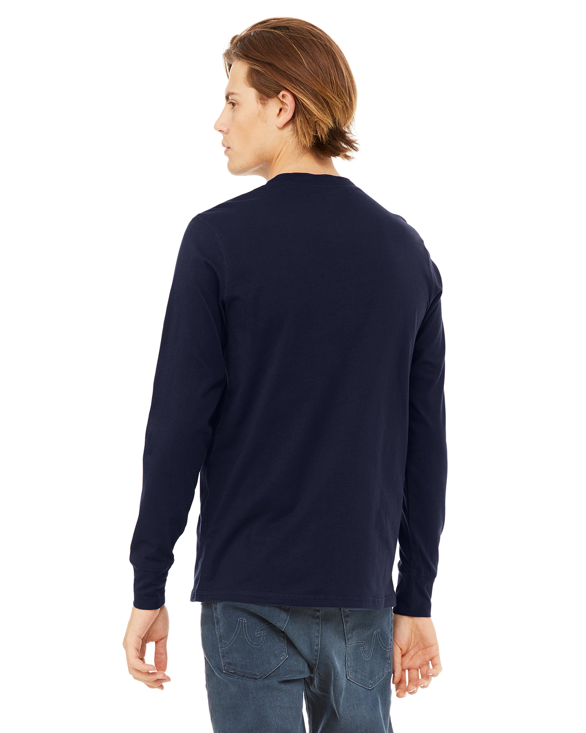 Bella + Canvas 3150 | Men's Jersey Long-Sleeve Henley | ShirtSpace