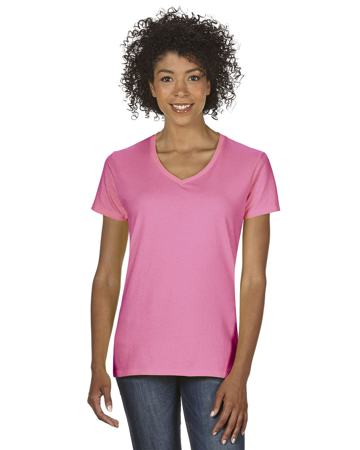 Gildan G500VL | Ladies 100% Cotton V-Neck T-Shirt | ShirtSpace