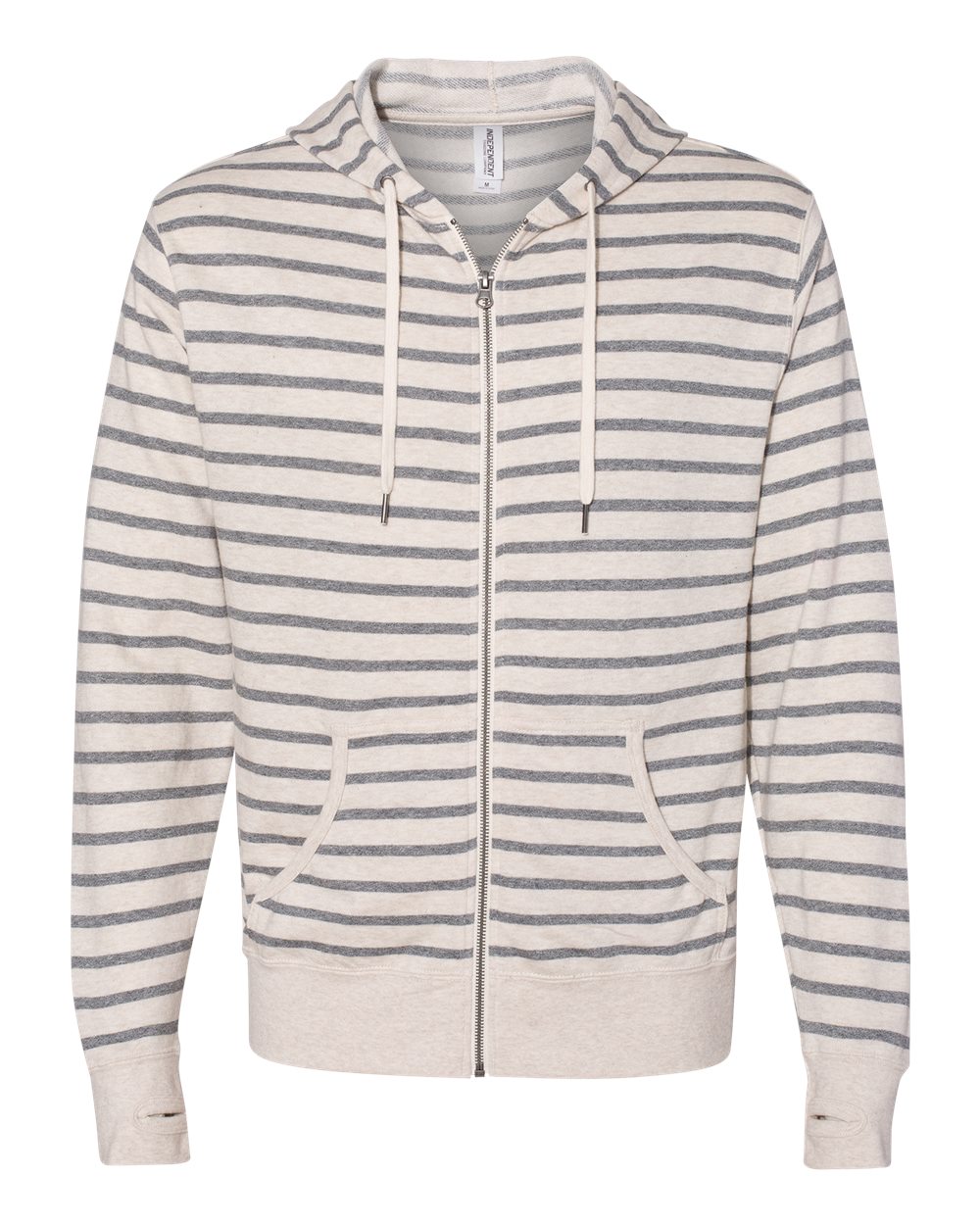 Independent Trading Co. PRM90HTZ | Unisex Heathered French Terry Full-Zip  Hooded Sweatshirt | ShirtSpace