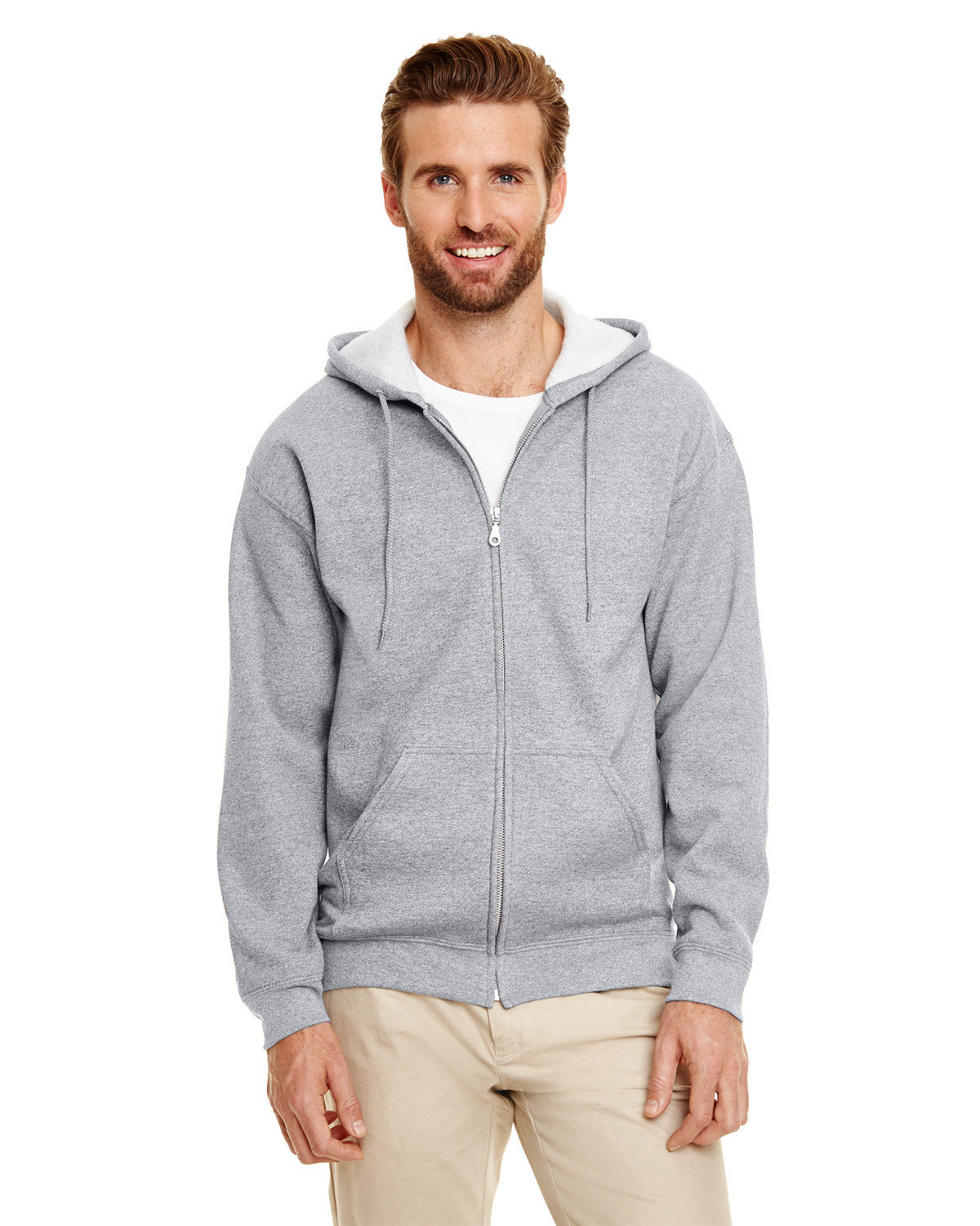 Gildan G186 Heavy Blend Full Zip Hooded Sweatshirt ShirtSpace