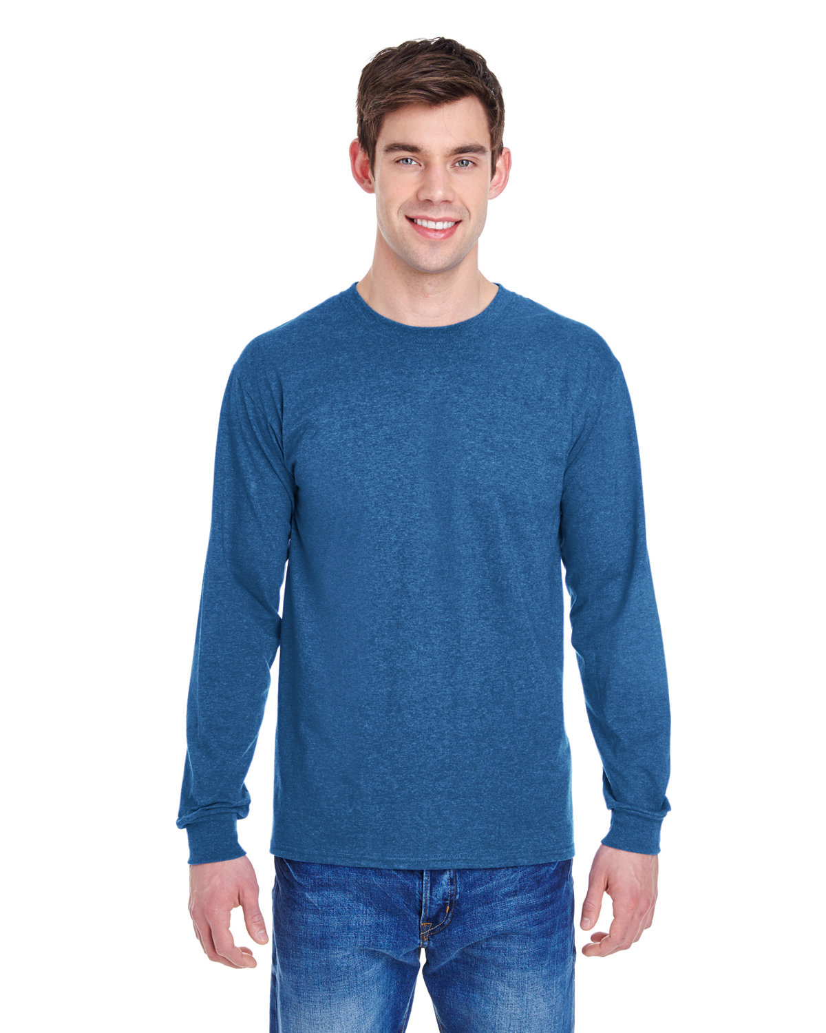 Fruit of the Loom 4930, HD Cotton ™ 100% Cotton Long Sleeve T-Shirt