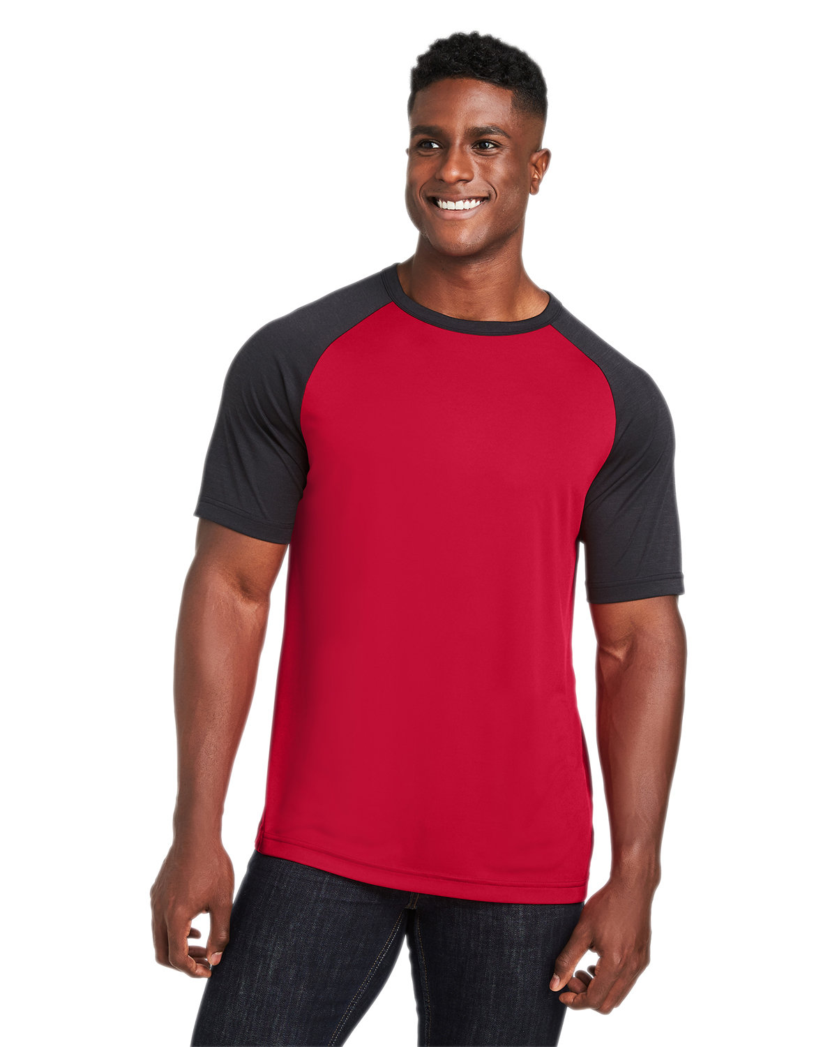Tシャツ・カットソー [MLB] Basic Color Letter Functional Short Sleeve T-Shirt Amazon.com: A4 Men's Cooling Performance Color Block Short