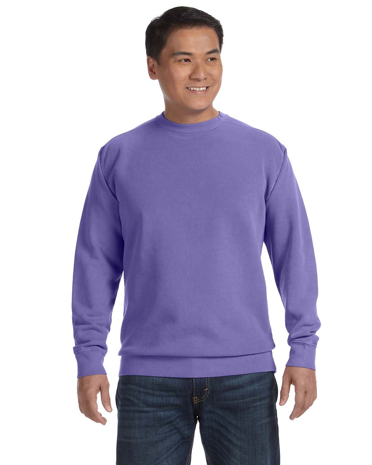 Comfort Colors 1566 Adult Crewneck Sweatshirt Violet 2XL